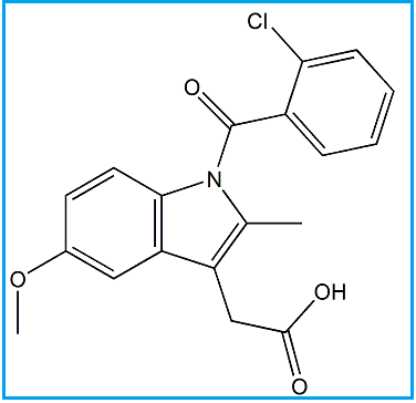 INDOMETHACIN EP IMPURITY D / INDOMETHACIN 2-CHLORO ANALOG / 4-DECHLORO-2-CHLOROINDOMETHACIN